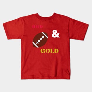 Red & Gold Kids T-Shirt